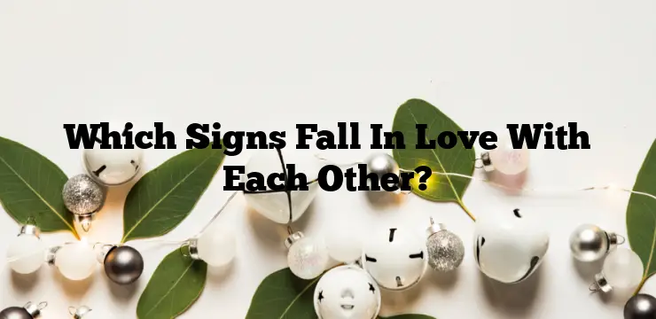 Which Signs Fall In Love With Each Other?
